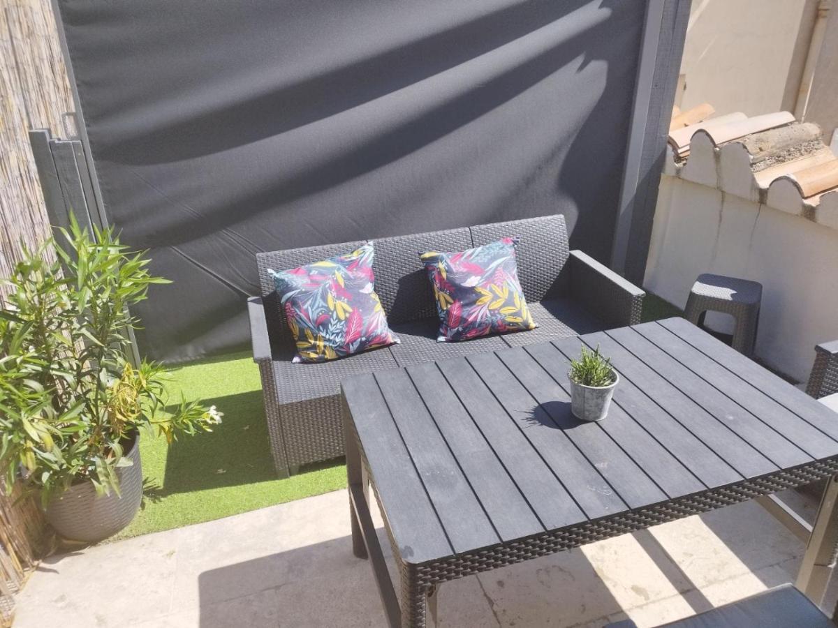 Charmant Appart Cosy Climatise Avec Terrasse Besseges Esterno foto